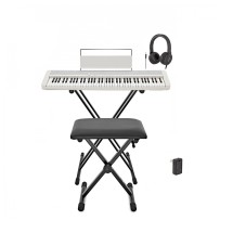 Casio CT-S1 76 Key Portable Keyboard Package, White