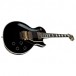 Gibson Custom Les Paul Axcess Custom w/ Ebony Fingerboard Floyd Rose, Gloss Ebony - Front, Angled 1