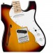 Squier Affinity Series Telecaster Thinline, Maple Fingerboard, White Pickguard, 3-Color Sunburst - Bridge