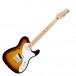 Squier Affinity Series Telecaster Thinline, Maple Fingerboard, White Pickguard, 3-Color Sunburst - Front