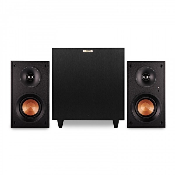 Klipsch KD-400 Powered Speakers and R-8SW Subwoofer Speaker Package