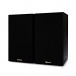 Klipsch KD-400 Powered Bookshelf Speakers, Black - with grilles attached