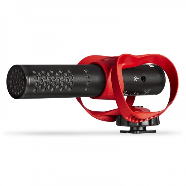 Rode VideoMic GO II with Helix Isolation Mount - Angled