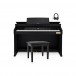 Casio AP 710 Digital Piano Package, Satin Black