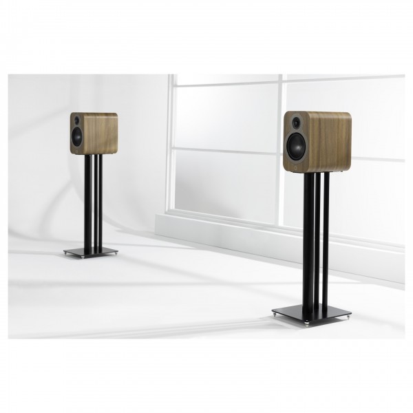 Q Acoustics 3020c Bookshelf Speakers (Pair), Oak Lifestyle Image