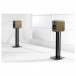 Q Acoustics 3020c Bookshelf Speakers (Pair), Oak Lifestyle Image