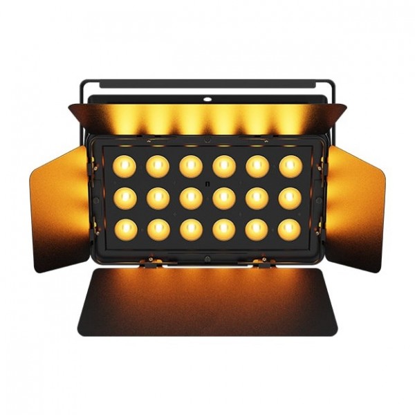 Chauvet DJ Slimbank H18 ILS Wash Light - Front, Barn Doors