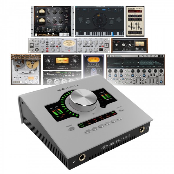 Universal Audio Apollo Twin X QUAD Gen 2 Studio+ Edition (Desktop/TB3/MAC/WIN) - Top