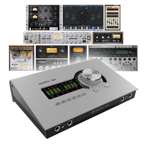 Universal Audio Apollo x4 Gen 2 Studio+ Edition (Desktop/TB3/MAC/WIN) - Top