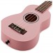 Kala Ukadelic Soprano Ukulele, Flamingo Pink