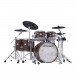 Roland VAD716 V-Drums Acoustic Design Drumset, Satin Walnut