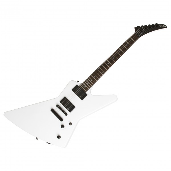 Epiphone Explorer EX Electric Guitar with EMG Pickups, Alpine White