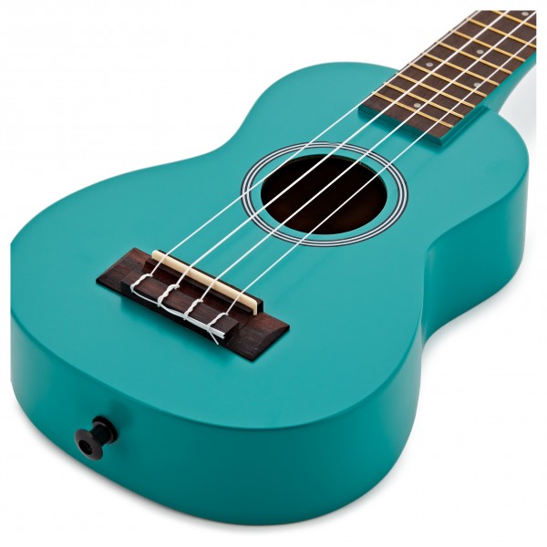 Kala Ukadelic Soprano Ukulele, Lochness Turquoise