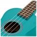 Kala Ukadelic Soprano Ukulele, Lochness Turquoise