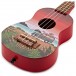 Kala Ukadelic Soprano Ukulele, Surfari/Red