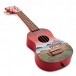 Kala Ukadelic Soprano Ukulele, Surfari/Red