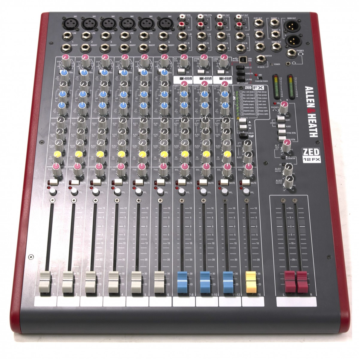 Allen and Heath ZED-12FX USB Compact Stereo Mixer - Secondhand at ...