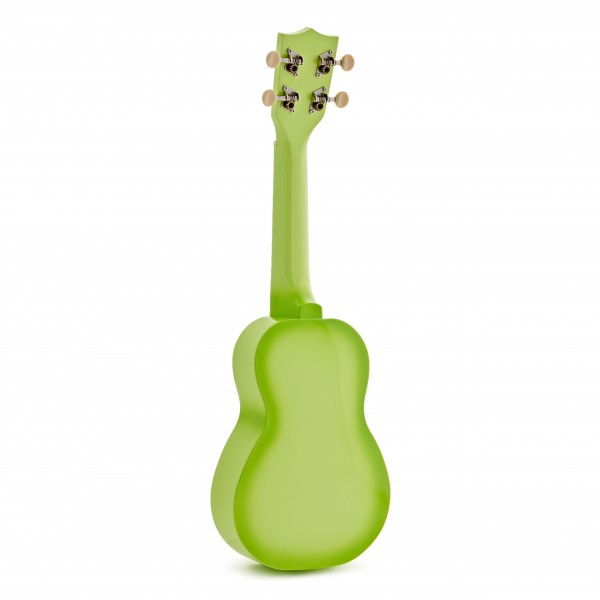 Kala Makala Dolphin Soprano Ukulele, Green Apple Burst