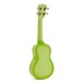 Kala Makala Dolphin Soprano Ukulele, Green Apple Burst