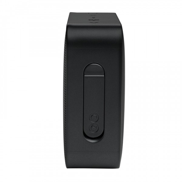 JBL GO Essential Portable Waterproof Speaker, Black Side View