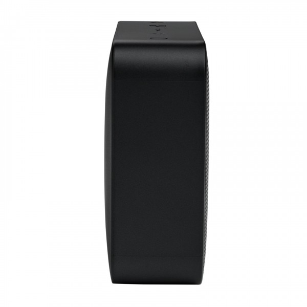 JBL GO Essential Portable Waterproof Speaker, Black Side View 3