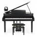 G4M Sonori Digital Grand Piano Gloss Black, Custom Bundle