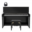 G4M Sonori High Top Digital Piano Polished Ebony, Custom Bundle