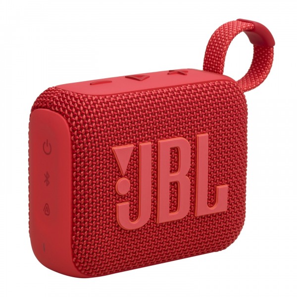 JBL GO 4 Portable Bluetooth Speaker, Red