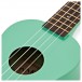 Kala Makala Shark Soprano Ukulele, Surf Green