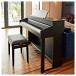 G4M Sonori Low Top Digital Piano, Matte Black