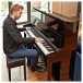 G4M Sonori High Top Digital Piano, Gloss Black