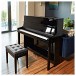 G4M Sonori High Top Digital Piano, Gloss Black