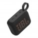 JBL GO 4 Portable Bluetooth Speaker, Black - Angled