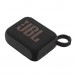 JBL GO 4 Portable Bluetooth Speaker, Black - Angled