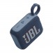 JBL GO 4 Portable Bluetooth Speaker, Blue - Angled