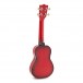 Kala Makala Dolphin Soprano Ukulele, Red Burst