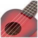 Kala Makala Dolphin Soprano Ukulele, Red Burst