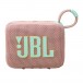 JBL GO 4 Portable Bluetooth Speaker, Pink - Front