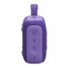 JBL GO 4 Portable Bluetooth Speaker, Purple - Side view controls - Power, Bluetooth, and Auracast