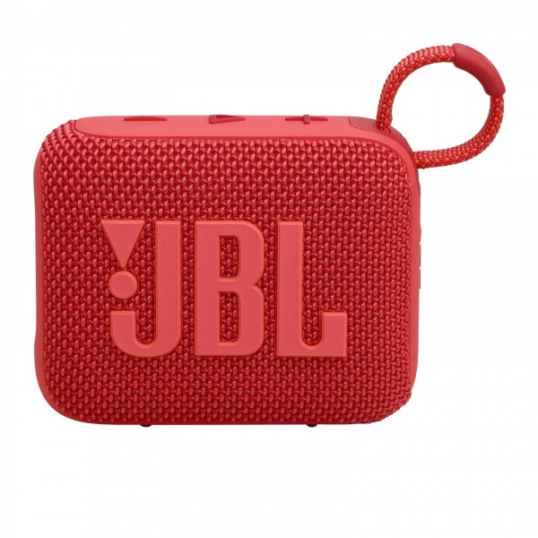 JBL GO 4 Portable Bluetooth Speaker, Red - Front