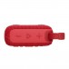 JBL GO 4 Portable Bluetooth Speaker, Red - Top and controls - Volume and Play/Pause