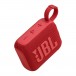 JBL GO 4 Portable Bluetooth Speaker, Red - Angled