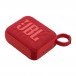 JBL GO 4 Portable Bluetooth Speaker, Red - Angled