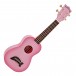 Kala Makala Dolphin Soprano Ukulele, Pink Burst