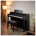 G4M Sonori Low Top Digital Piano Satin Black, Custom Bundle