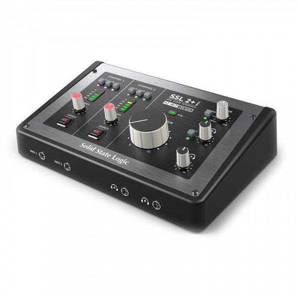 SSL 2+ MKII 2-Channel USB Audio Interface - Angled