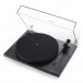 Triangle Turntable, Graphite Black Front View