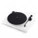 Triangle Turntable, Frost White Front View 2