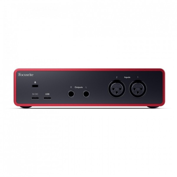 Focusrite Scarlett 2i2 MK4 Audio Interface - Rear