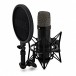 Rode NT1 Signature Series Condenser Microphone, Black - Angled